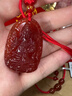 楊氏六喜天然紅瑪瑙本命佛吊墜女士正品紅色水晶掛件男女款馬年本命年吊墜 【天然紅瑪瑙本命佛】屬馬/大勢至【鑒定證書(shū)】 曬單實(shí)拍圖