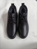 啄木鳥(niǎo)春季牛皮羊毛棉鞋男加絨保暖中老年爸爸鞋大碼45-48寬腳舒適皮鞋 黑色/系帶 43 曬單實(shí)拍圖