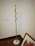 PALULA BUFFY意式黃銅輕奢家用室內落地衣帽架高端金屬法式掛衣架轉角臥室衣架 梵柯?tīng)?銅拉絲【白色大理石】 重23斤 曬單實(shí)拍圖