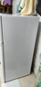 海爾（Haier）冰箱小型家用兩門(mén)雙開(kāi)門(mén)冷藏冷凍迷你家用電冰箱宿舍租房二門(mén) 國家以舊換新補貼 BCD-123GHTMZ0WV 【新品】123升冰箱白色+黑金凈化+精細分儲 曬單實(shí)拍圖