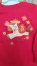 班尼路（Baleno）兒童新年款套裝2026馬年紅色拜年服男女童加絨連帽衛衣兩件套冬季 曬單實(shí)拍圖