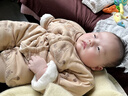 巴厘小豬新生嬰兒棉服秋冬加厚保暖恒溫連體衣初生兒夾棉蠶絲哈衣寶寶冬裝 雪豹樂(lè )園 80cm 曬單實(shí)拍圖