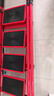 遠耐喬遷梯子家用折疊梯工程梯多功能人字梯伸縮加厚室內樓梯-紅四步 曬單實(shí)拍圖