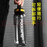 富光 運動(dòng)水杯大容量塑料杯男太空杯戶(hù)外便攜學(xué)生耐高溫熱大號水杯子 極夜黑【3倍加厚+濾網(wǎng)】 2000ml 曬單實(shí)拍圖