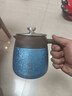 容山堂不銹鋼覆鈦燜茶壺保溫壺家用悶茶壺熱水壺燜壺泡茶壺水壺年會(huì )禮品 不銹鋼覆鈦內膽燜茶壺星空藍 0.7L 曬單實(shí)拍圖