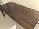 源氏木語(yǔ)實(shí)木書(shū)桌書(shū)房黑胡桃木辦公學(xué)習桌現代簡(jiǎn)約大尺寸工作臺1.8米桌 曬單實(shí)拍圖