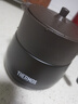 膳魔師（THERMOS）日本原裝進(jìn)口膳魔師保溫壺燜泡帶茶漏家用不銹鋼大容量TTE450/700 咖啡色茶壺450ml（贈送壺墊） 曬單實(shí)拍圖