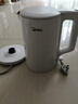 美的（Midea）電水壺熱水壺 大容量家用燒水壺 雙層防燙 不銹鋼無(wú)縫內膽 大功率快速燒水沸騰 1.5L 【母嬰材質(zhì)】316L不銹鋼 曬單實(shí)拍圖