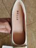 百麗氣質(zhì)時(shí)尚平跟鞋女百搭淑女單鞋A6Z1DAQ4 米白 36 曬單實(shí)拍圖