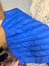 特步（XTEP）兒童童裝男女童中大童親膚零壓力輕暖羽絨馬甲 皇家藍 160cm 曬單實(shí)拍圖
