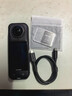 影石（Insta360）x5 全景運動(dòng)相機 8K高清 instax360x5 防抖防水手持口袋攝像機旅行Vlog摩托車(chē)騎行滑雪路亞攝像頭 標準套裝（單電池版）【曬單領(lǐng)129元原廠(chǎng)配件】 極夜黑【雷克沙 曬單實(shí)拍圖