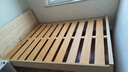 高柏菲白蠟木床榫卯結構全實(shí)木床北歐原木風(fēng)家具臥室大雙人床靜音儲物床 白蠟木單床【加厚靜音床板】 1.5x2m【框架結構】 曬單實(shí)拍圖