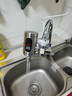 奧克斯（AUX）電熱水龍頭熱水器免安裝即熱速熱接駁款廚衛兩用加熱水龍頭 【免安裝】不銹鋼+漏保+送萬(wàn)向噴頭 曬單實(shí)拍圖