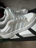 adidas ENTRAP美式校園風(fēng)運動(dòng)少年感復古籃球風(fēng)板鞋男女阿迪達斯 白色/淺藍/灰色   37 曬單實(shí)拍圖