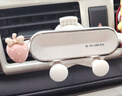 可愛(ài)車(chē)載出風(fēng)口手機支架女生白色車(chē)卡通車(chē)用車(chē)上手機導航固定支撐架 草莓-1個(gè) 曬單實(shí)拍圖