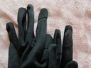 迪卡儂搖粒絨手套冬季男女保暖徒步跑步健身騎行運動(dòng)全指五指MT100 黑色 S-M 曬單實(shí)拍圖