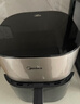美的（Midea）空氣炸鍋免翻面雙旋鈕家用大容量5.3L多功能空氣炸鍋蒸烤一體熱風(fēng)循環(huán)金屬內腔 MF-KZE535J5 曬單實(shí)拍圖