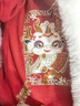 安妮優(yōu)兒（Anneyol）女童漢服秋冬裝新年拜年服套裝兒童加厚明制馬面裙唐裝 紅色 130 曬單實(shí)拍圖