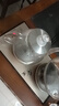 益茶福全自動(dòng)上水電熱水壺底部上水嵌入式茶臺功夫茶燒水壺飲水燒水一體機抽水玻璃煮茶壺保溫泡茶壺 SQ-008金色玻璃套裝 1L 曬單實(shí)拍圖