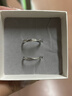 蔓笙莫比烏斯環(huán)999純銀情侶對戒男女素圈戒指環(huán)生日情人節禮物送女友 情侶一對【精美禮盒】 曬單實(shí)拍圖