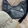 阿迪達斯（adidas）女 訓練系列 ADIDAS GL POUCH 斜挎包 JX4030 黑色 曬單實(shí)拍圖