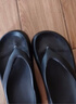 俞兆林（YUZHAOLIN）人字拖女外穿厚底踩屎感夾腳拖外穿沙灘鞋 YQ690 黑色 38/39 曬單實(shí)拍圖