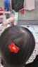 格蒙寶寶發(fā)夾全布包嬰兒汗毛夾不傷發(fā)兒童女童發(fā)卡女孩元旦新年節發(fā)飾 曬單實(shí)拍圖