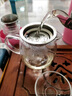 煦凜【日本】公道杯玻璃高檔茶漏濾網(wǎng)一體沖泡分茶器小青柑專(zhuān)用泡茶壺 【加厚】330ml四方公杯+304卡漏 曬單實(shí)拍圖