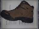 駱駝（CAMEL）戶(hù)外登山鞋男女防水防滑徒步鞋緩震耐磨高幫鞋工裝牛皮靴子 曬單實(shí)拍圖