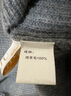 金菊加厚100%羊毛衫拉鏈半開(kāi)襟翻領(lǐng)休閑秋冬新款高領(lǐng)女式毛衣 灰色L  曬單實(shí)拍圖
