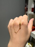 周六福星月黃金項鏈女足金吊墜生日禮物計價(jià)A0616236 約3.76g 40+5cm 曬單實(shí)拍圖