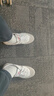 回力帆布鞋男鞋夏季透氣百搭休閑鞋田徑鞋跑步鞋男女體考學(xué)生運動(dòng)鞋子 WL-27白灰 43 曬單實(shí)拍圖