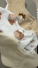 babycare嬰兒純棉口水巾花瓣圍嘴新生寶寶口水圍兜云端小狗3條裝28*28cm 曬單實(shí)拍圖