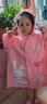 備美兒童雨衣女童男童女孩幼兒園專(zhuān)用2025新款寶寶雨鞋小學(xué)生小孩F022 粉色小萌兔 M 曬單實(shí)拍圖