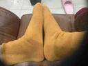 貓人加厚羊毛襪子男女款中老年人送爸媽奶奶保暖加絨松口不勒毛圈襪冬 【女襪-2雙】駝色+姜黃 均碼 【綿羊毛/鎖溫御寒】 曬單實(shí)拍圖