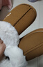樸西棉拖鞋女士冬季包跟室內家居保暖厚底月子棉鞋女款外穿秋冬季 棕色 均碼 (245mm) 適合37-38 曬單實(shí)拍圖