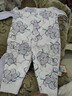 貝瑞加（Babyprints）寶寶連體衣2件裝嬰兒純棉四季衣服長(cháng)袖爬服柔軟哈衣家居內衣 紫80 曬單實(shí)拍圖