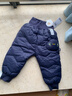 巴拉巴拉童裝嬰兒羽絨褲男童長(cháng)褲女童褲子冬裝保暖褲寶寶高腰護肚萌趣可愛(ài) 曬單實(shí)拍圖