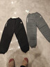 麗嬰房（Les enphants）【厚款】?jì)和Ｅ鸾q褲男童冬季加厚褲子女童羽絨長(cháng)褲2025秋冬 潮酷黑 150 cm 曬單實(shí)拍圖