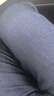 優(yōu)衣庫常規款男女裝EZY DENIM牛仔褲水洗產(chǎn)品彈力長(cháng)褲484331 68 深藍色 L 曬單實(shí)拍圖