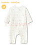 巴拉巴拉【balaOne】巴拉巴拉童裝新生兒嬰兒連體寶寶衣服衣哈衣爬服純棉 白色調00311 52cm 曬單實(shí)拍圖