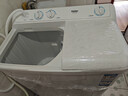 海爾（Haier）洗衣機半自動(dòng)雙缸雙桶筒脫水機甩干機大容量家用雙動(dòng)力雙杠波輪 【628S】10KG大容量+強力去污 曬單實(shí)拍圖