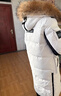 QYGY東北加厚白鵝絨羽絨服女長(cháng)款過(guò)膝新款超厚極寒工裝毛領(lǐng)派克服外套 女士燕麥色 真貉子大毛領(lǐng) XL 90鵝絨465g（建議135-155斤） 曬單實(shí)拍圖