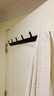 靜閑居掛衣鉤掛鉤掛衣架衣服掛鉤墻壁掛架掛衣架墻上臥室專(zhuān)用玄關(guān)衣掛 黑色掛衣鉤6鉤【55CM】 曬單實(shí)拍圖