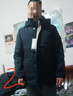 李寧（LI-NING）加厚棉服冬季新款男裝連帽保暖防風(fēng)運動(dòng)休閑棉服棉衣外套 曬單實(shí)拍圖