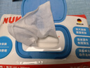 NUK清潔濕巾超柔特厚嬰兒兒童濕紙巾80抽*5包加大加厚溫和配方濕巾紙 曬單實(shí)拍圖