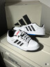 adidas ENTRAP美式校園風(fēng)運動(dòng)少年感復古籃球風(fēng)板鞋男女阿迪達斯   白色/黑色   41 曬單實(shí)拍圖