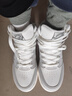 安踏（ANTA）輕松2男板鞋高幫板鞋春新款增高軟底休閑運動(dòng)百搭耐磨防潑水板鞋 【男款】一度灰/象牙白-4 40.5 (男7.5) 曬單實(shí)拍圖