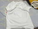 京東京造【10A抗菌T】長(cháng)袖t恤男衛衣打底衫衣服白小T男裝 白色 XL 曬單實(shí)拍圖