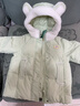 巴拉巴拉女童羽絨服冬裝連帽外套可愛(ài)小童裝201424107003 曬單實(shí)拍圖